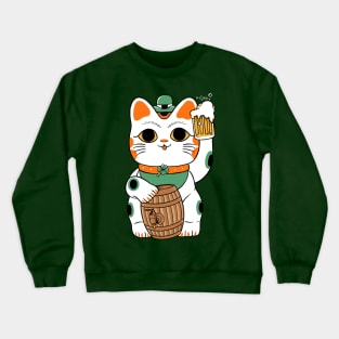 Double Lucky Cat Crewneck Sweatshirt